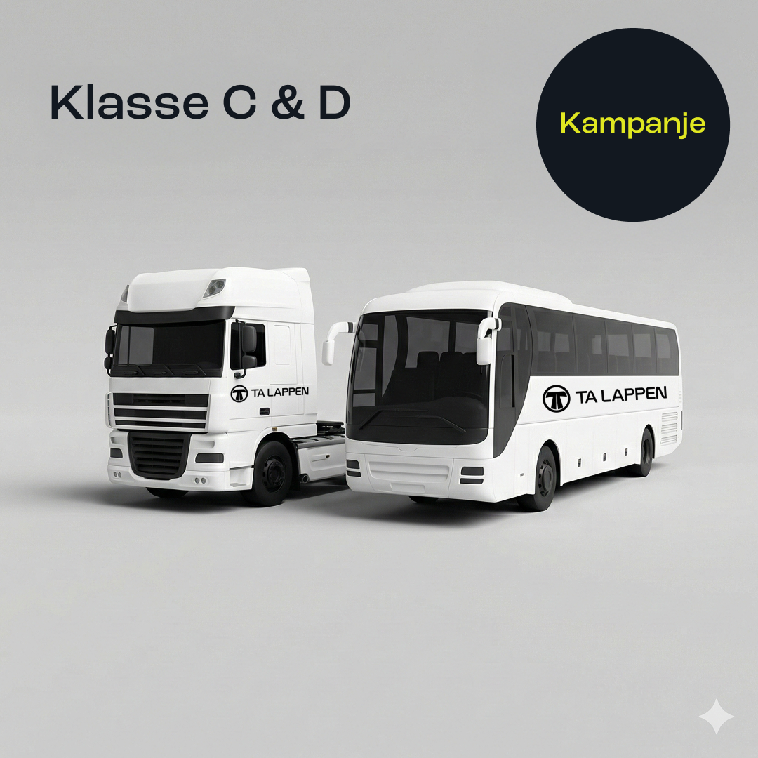 Intensivkurs klasse C/D – 2 uker