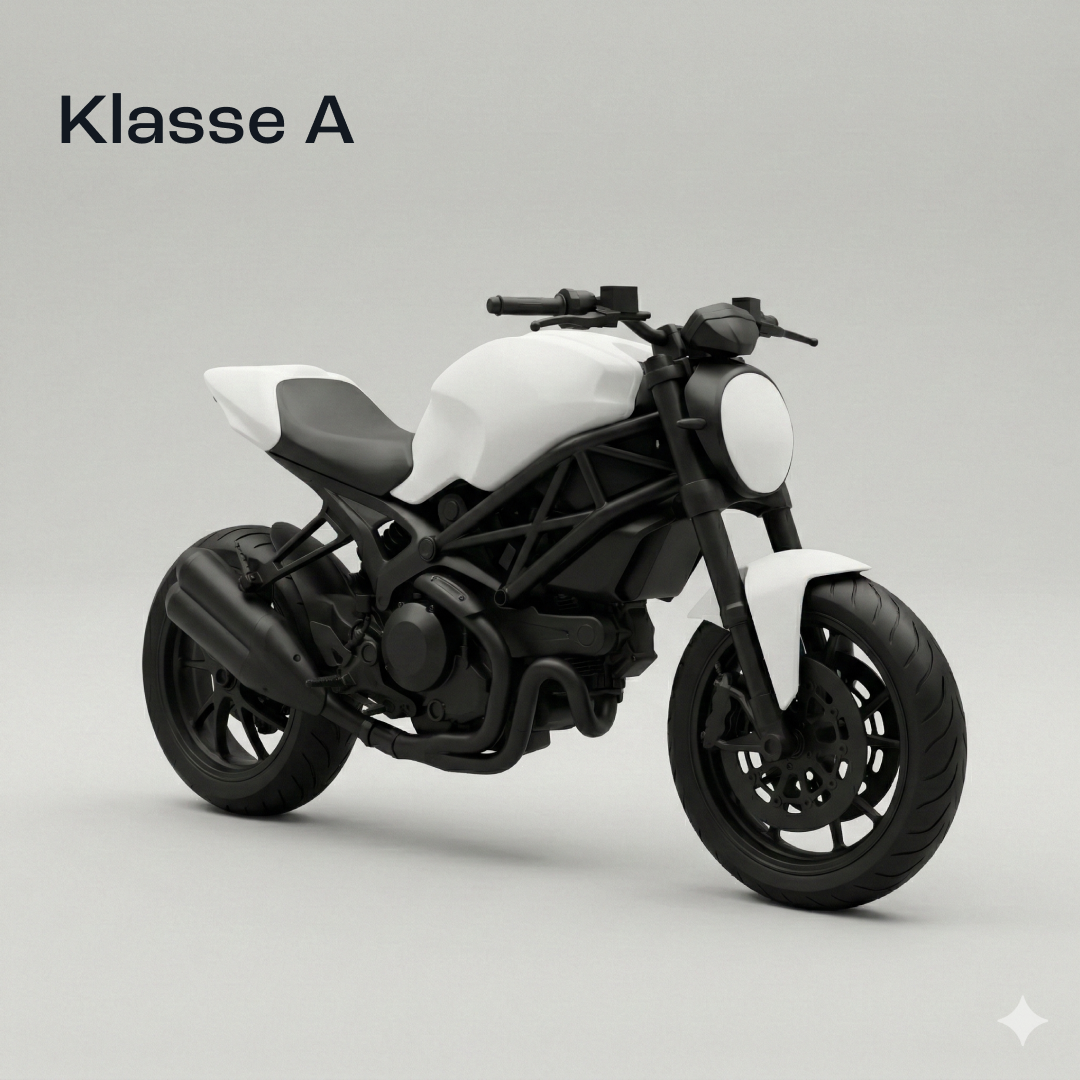 Motorsykkel Klasse A