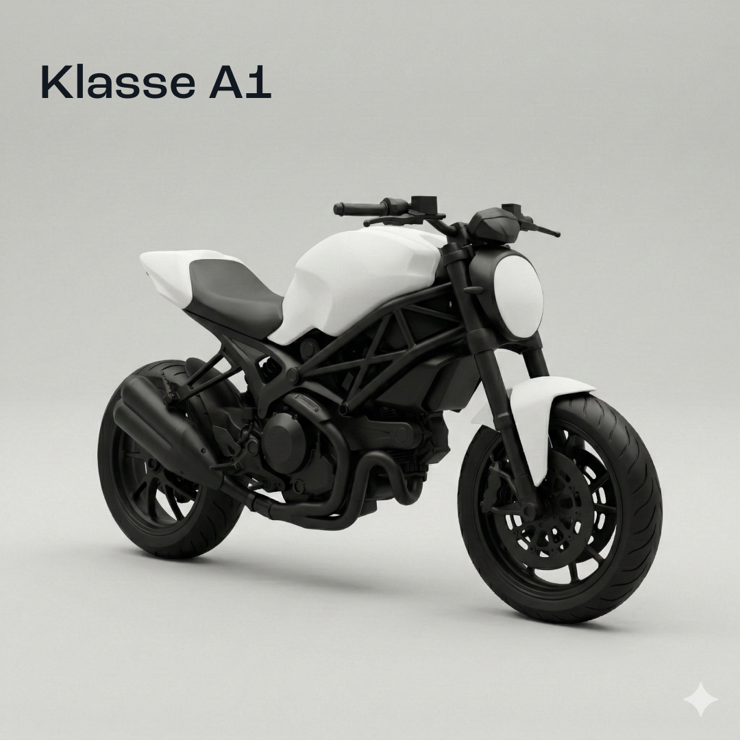 Motorsykkel Klasse A1